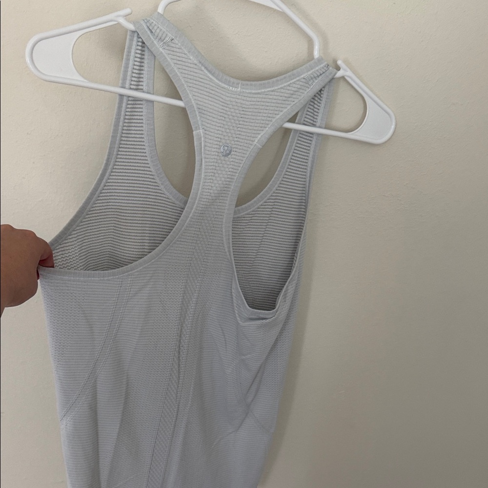 lululemon athletica Light Gray Tank Top swiftly